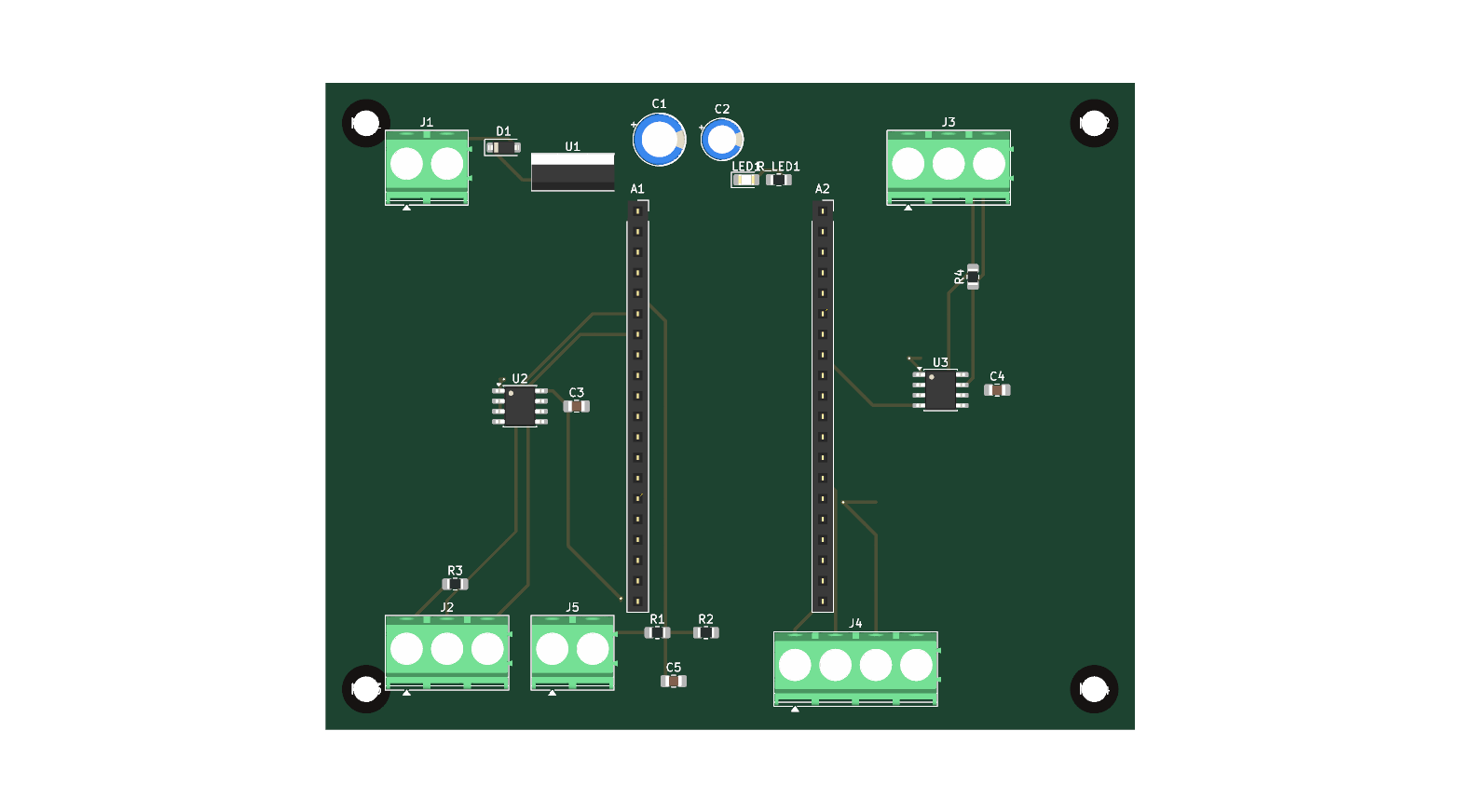 STM32 Bluepill ComNode RS485 CAN 0-10V Kommunikations-Traegerplatine Leerplatine