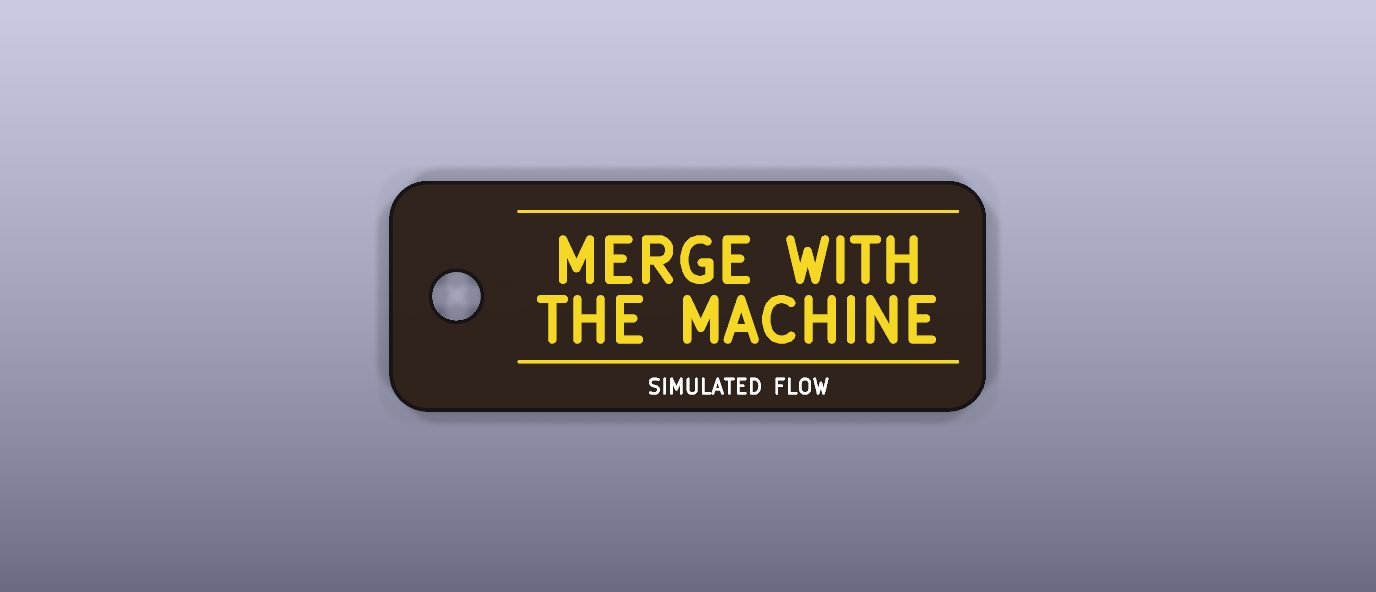 PCB Kunst Schlüsselanhänger Merge With The Machine Platine Gold Schwarz Deko